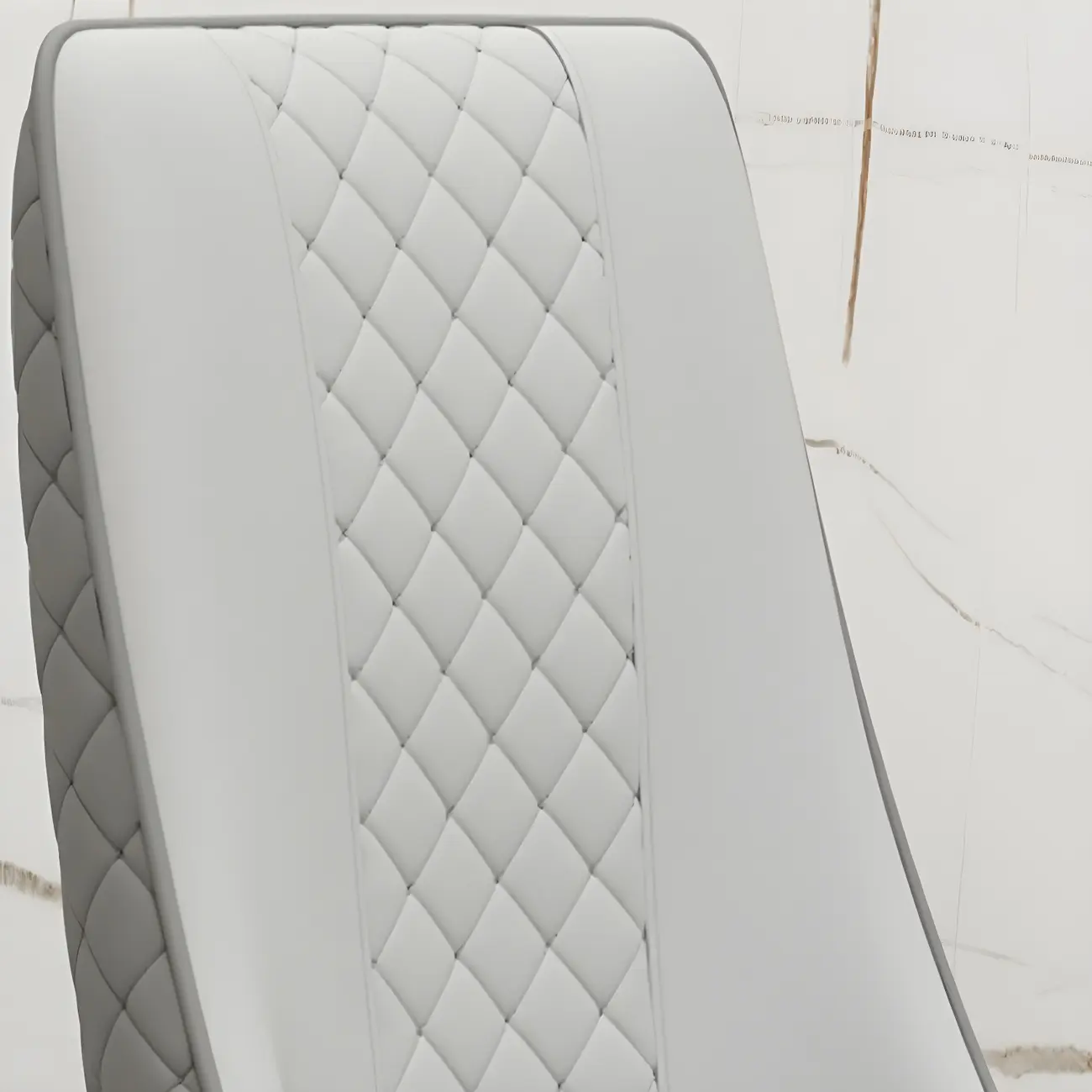 Modern Leather Full Back Upholstered Dining Chair