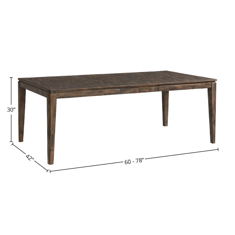 Kauai 42 x 60-78 Butterfly Leaf Dining Table