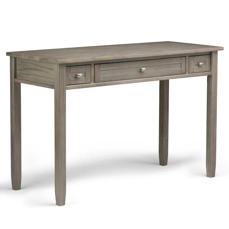 Solid wood transition style desk