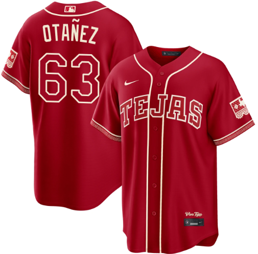 Michel Otañez Texas Rangers Red 2026 City Connect Jersey