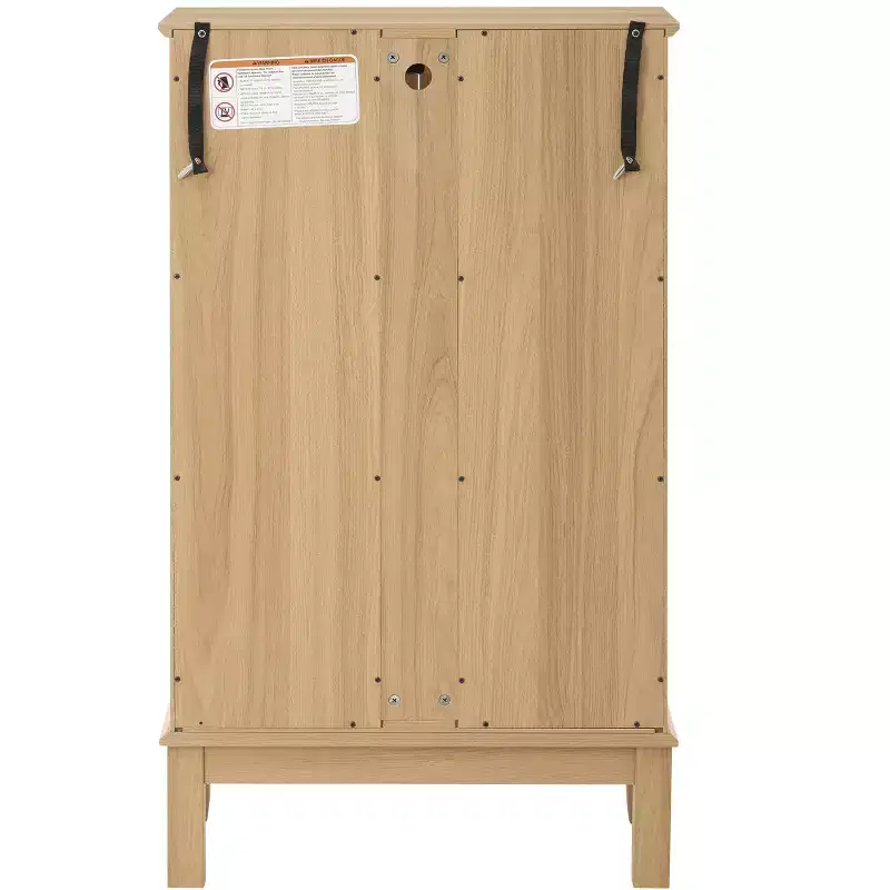 MAYEERTY Living Room TV Cabinet MDF+Tempered Glass 2 Soft-Close Drawers Open Shelves
