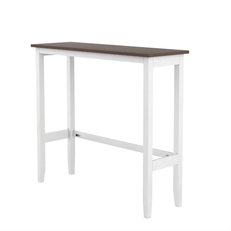 3PCS Rectangular Wood Bar Dining Set