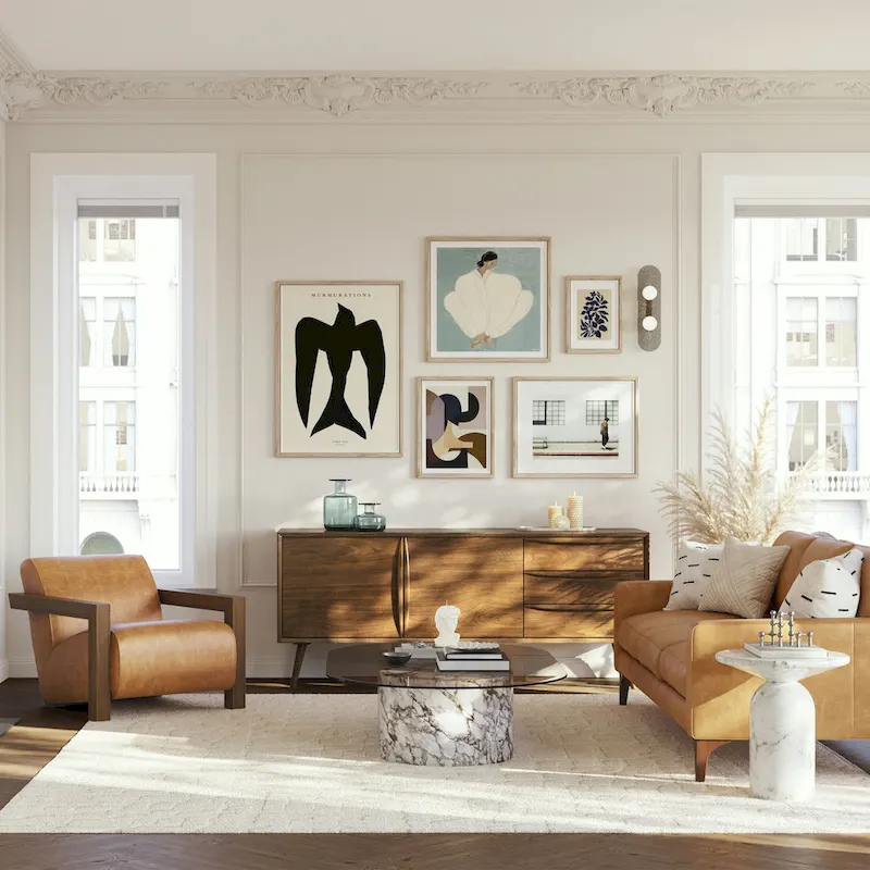 Full Grain Italian Leather Sofa