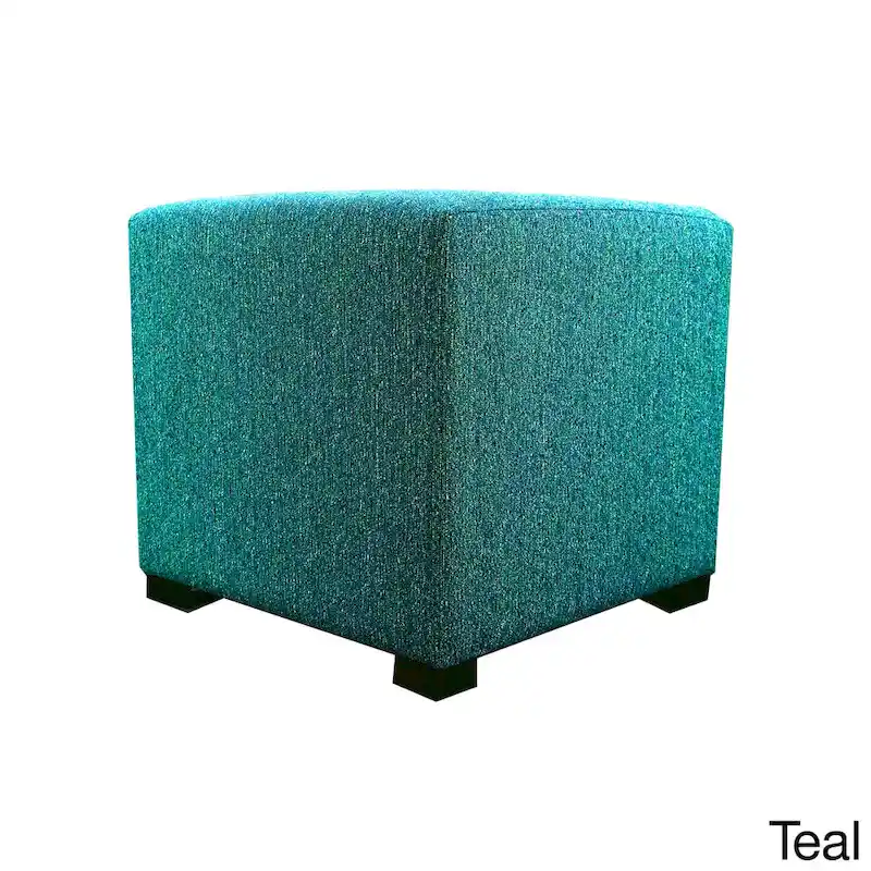 MJL Furniture Text2 Olivia 4-button Tufted Square Ottoman