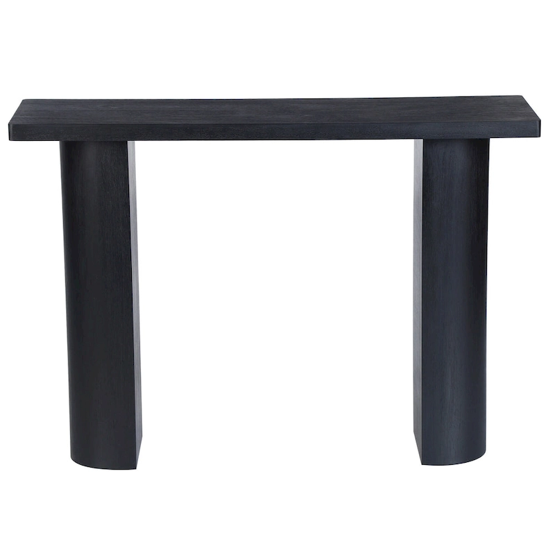 Half Moon Mango Wood Console Table by East at Main