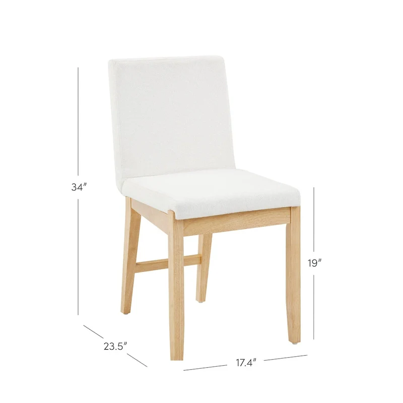 Gracie Modern Dining Chair, Upholstered Accent Dining Chair