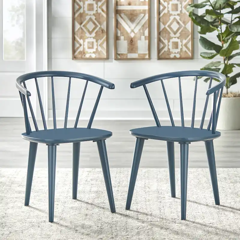 Solid Wood Spindle Dining Chairs