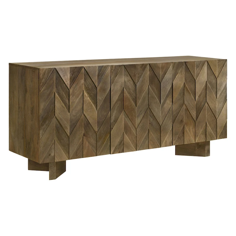 Roman Mango Brown 3-Door Server