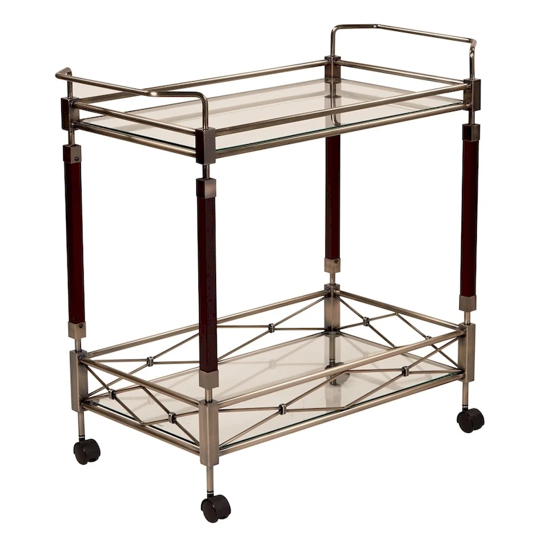 Silver Orchid Rita Serving Cart