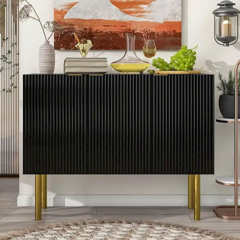 47 Modern Simple Luxury Style with Adjustable Shelves Buffet/Sideboard