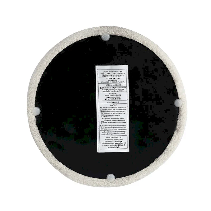 Mushroom Ottoman Large Soft Foot Stool