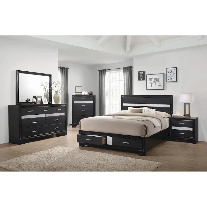 Corbin Bedroom with 2 Nightstands and Dresser