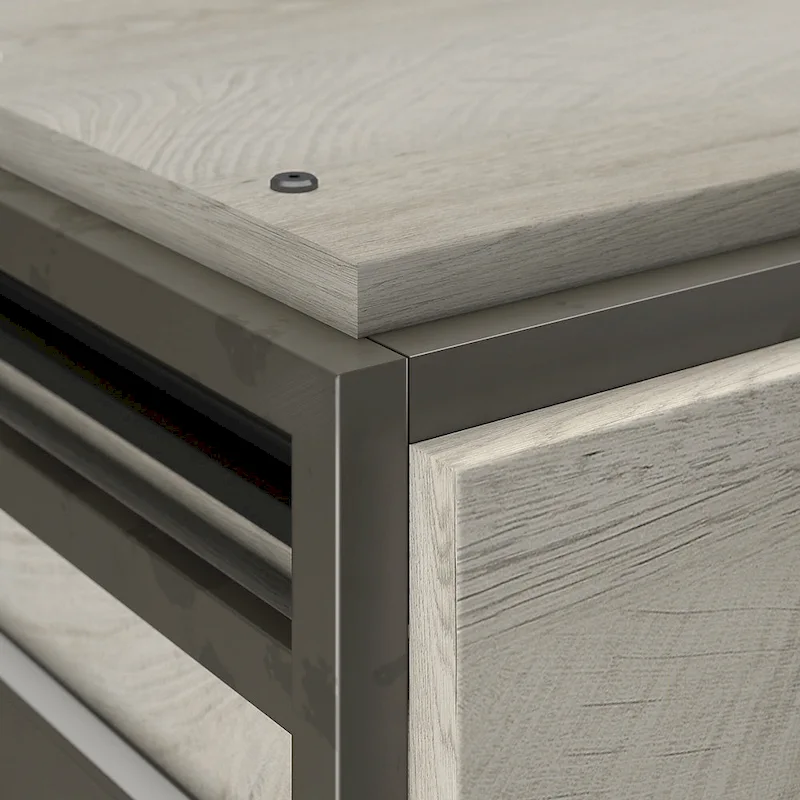 Lateral File Cabinet in Rustic Grey