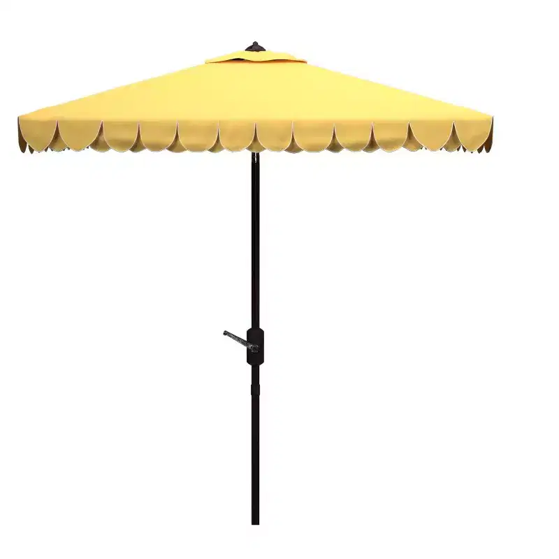 Elegant Valance 7.5 Ft Square Umbrella - PAT8406 - Safavieh