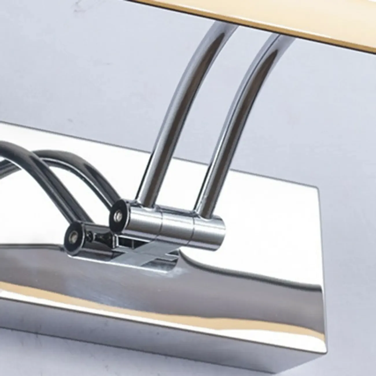 Modern Silver Dimmable LED Vanity Light with Adjustable Arm