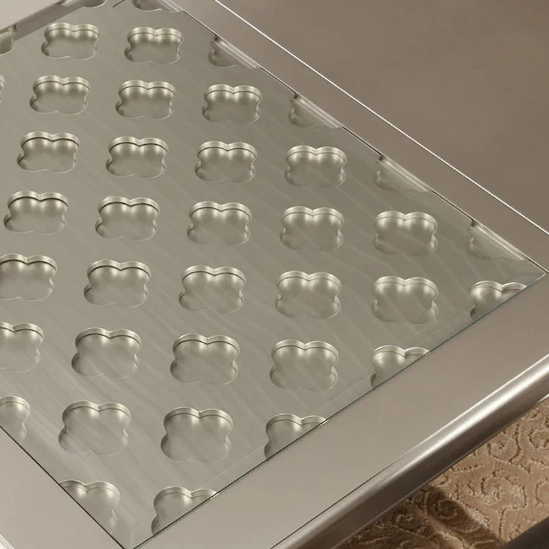 Tily Glam Grey Solid Wood 7-Piece Dining Set by Furniture of America