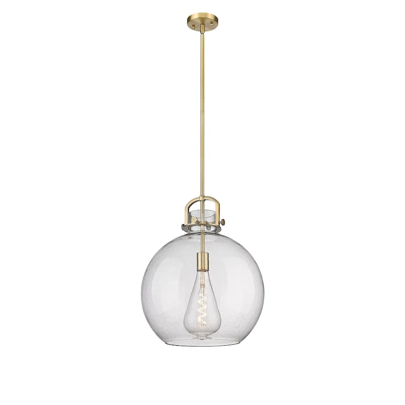 Innovations Lighting Newton Sphere - 1 Light 16  Stem Hung Pendant