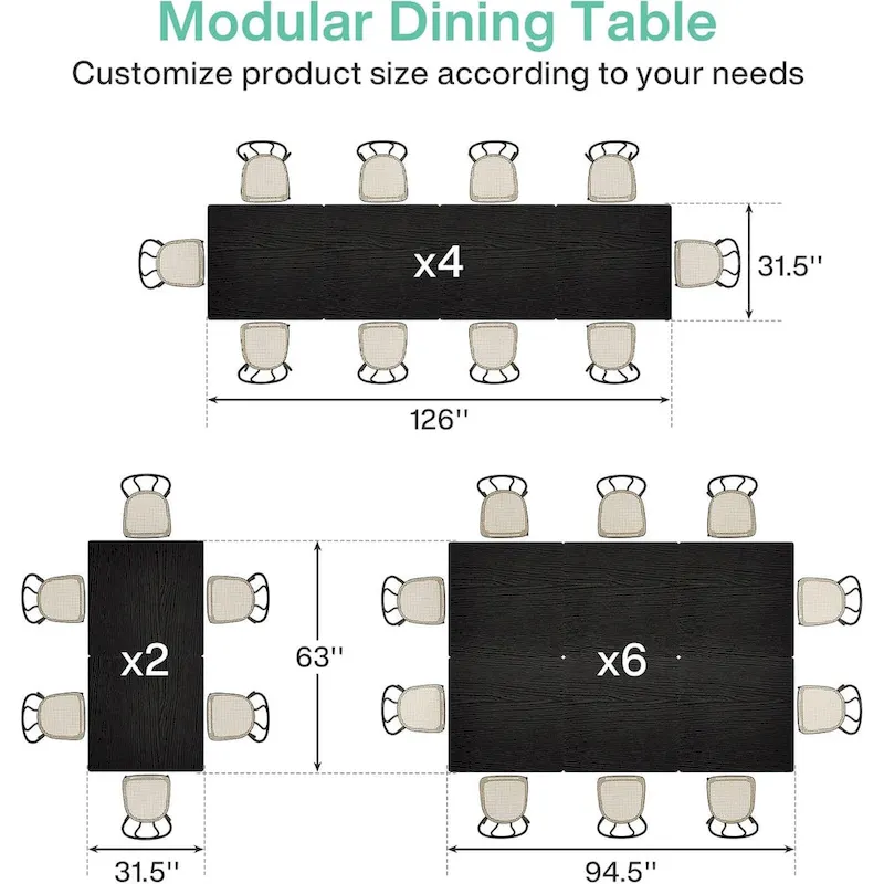 31.5 Inches Wood Square Dinner Table with Metal Base