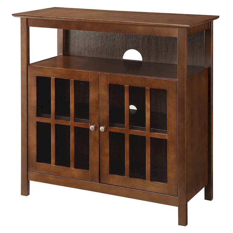 Highboy TV Stand with Storage Cabinets | Multi-Color | Fits up to 40 in. TV