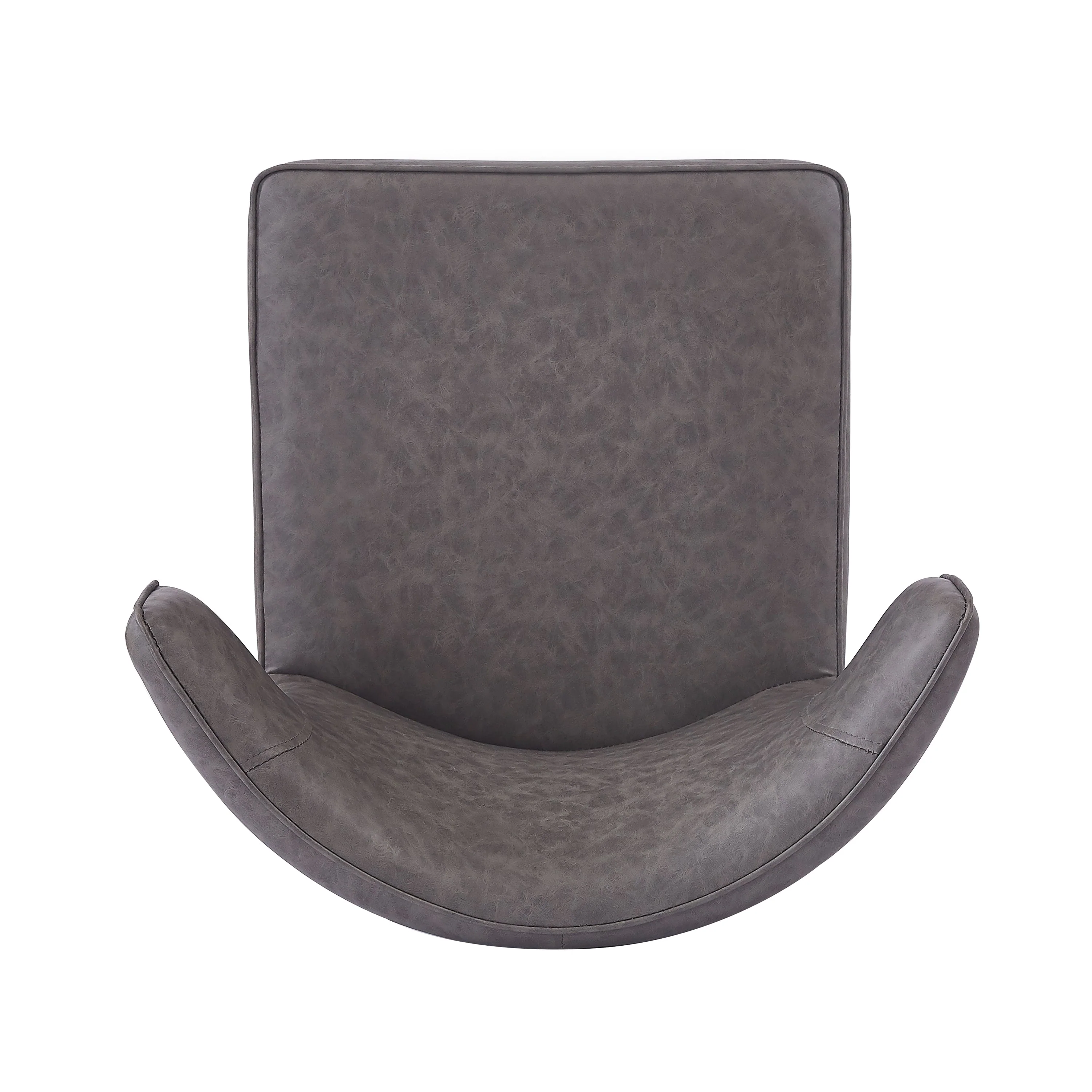 Set of 2 Modern Counter Stools PU Leather Bar Chairs