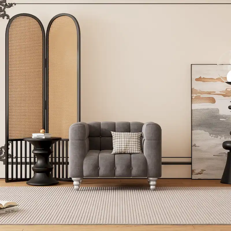 Dutch Fluff Upholstered Sofa