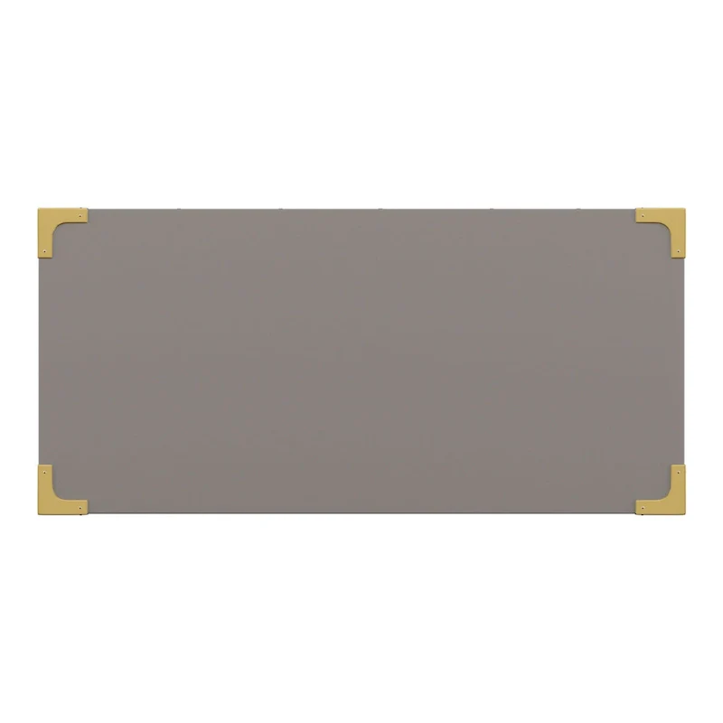 5-Drawer Gold Accent Chest