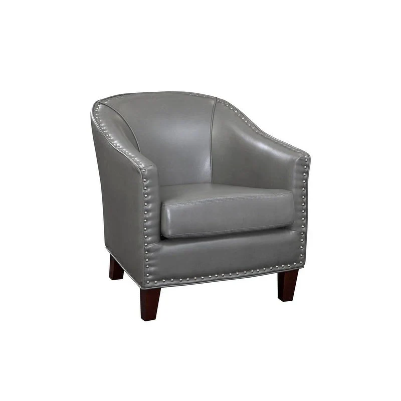 Grafton Home Giles Accent Chair with Nailhead Trim