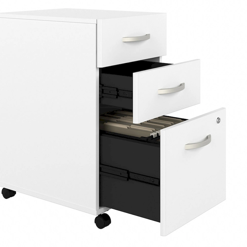 Hybrid 3 Drawer Mobile File Cabinet by Bush Business Furniture