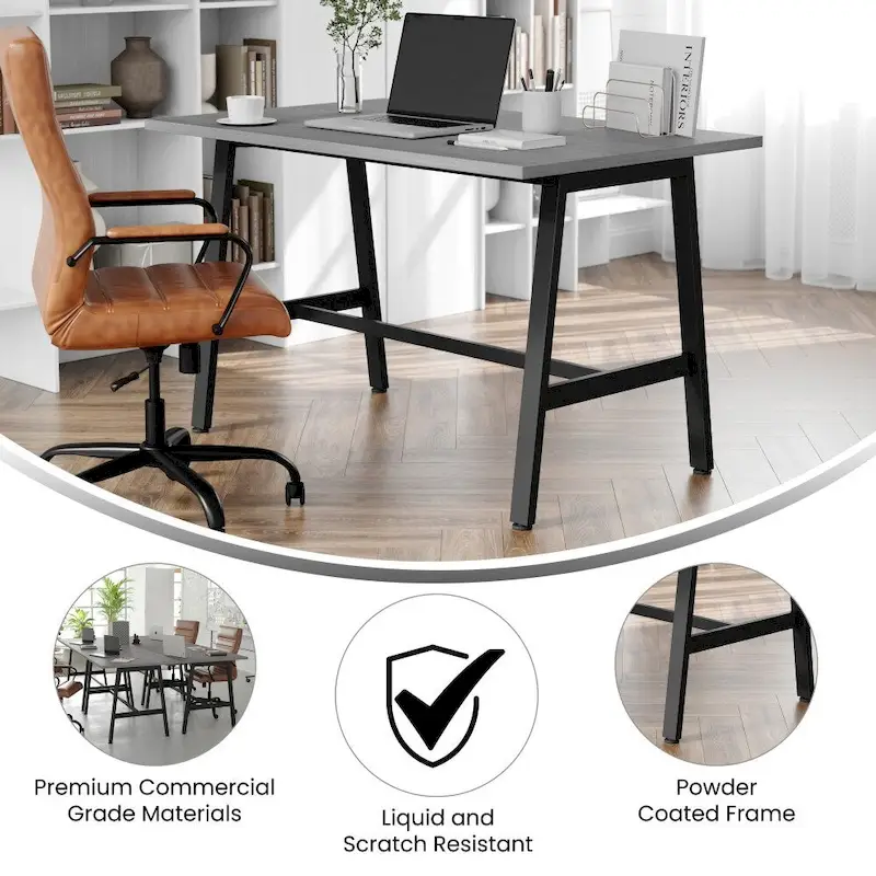 Commercial Conference Table with Laminate Top and A-Frame Base