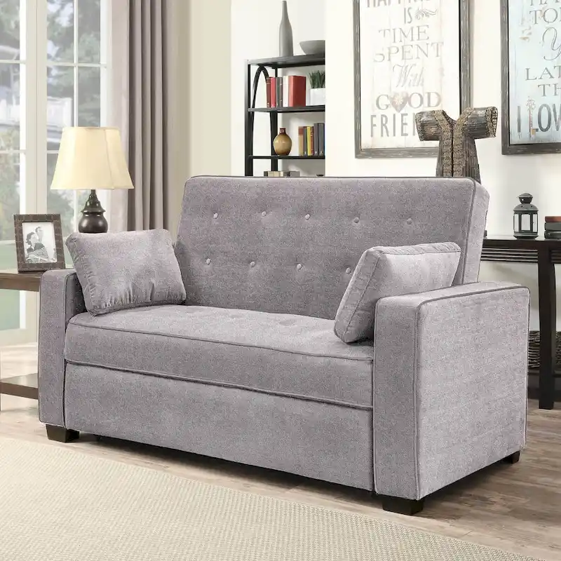 Serta Morrison Full Convertible Loveseat
