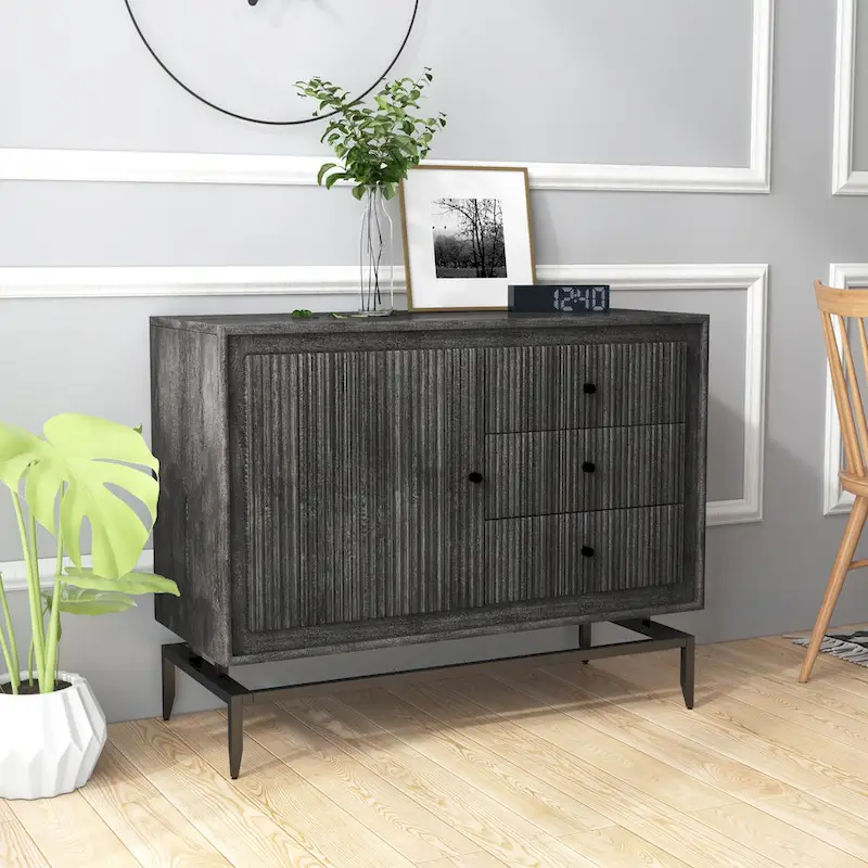 Camilo 3 Drawer Wood Accent Cabinet - 39.5 x 16 x 31