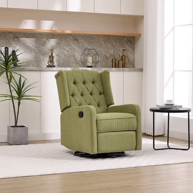 Multi-gear adjustable lounge chair 360 degrees full rotation rocking chair