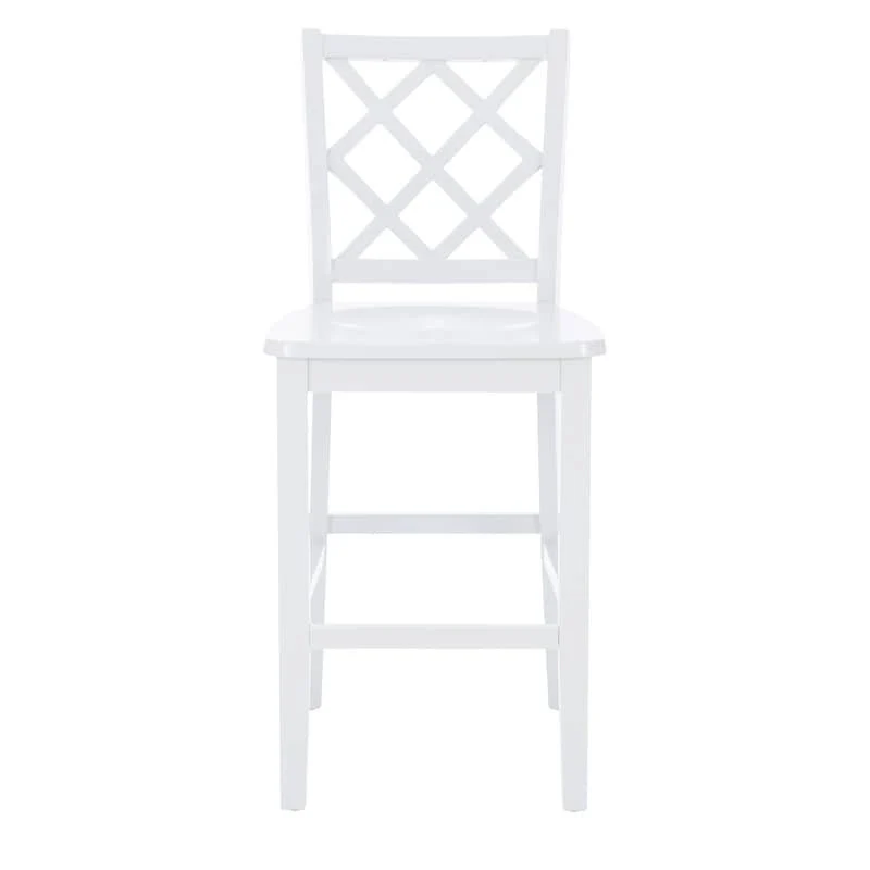 Counter Height Bar Stool with X-Back Design