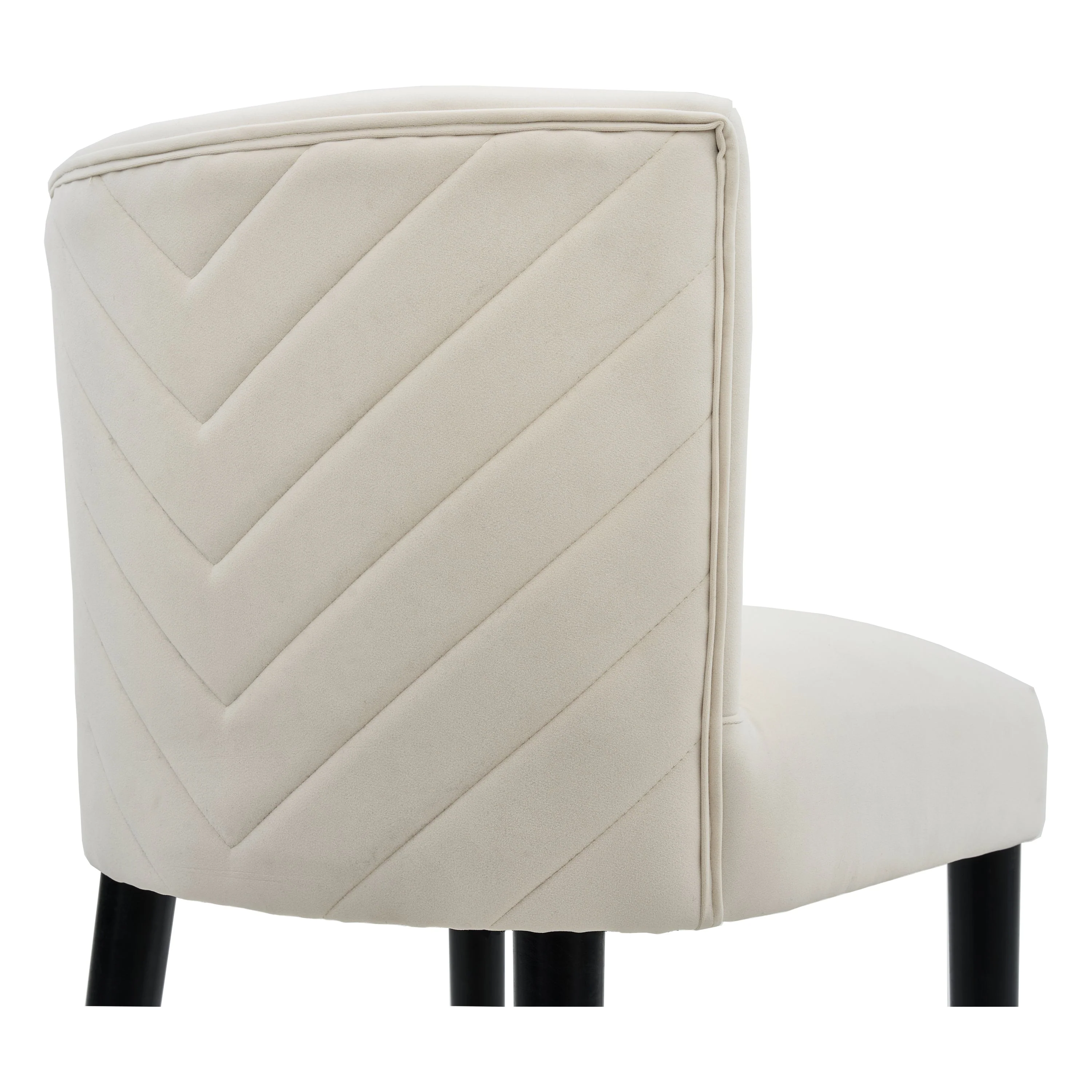 Modern Upholstered Tufted Bar Stools Set of 2