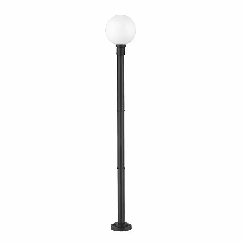 Z-Lite Laurent 1 - Light Post Light in Black