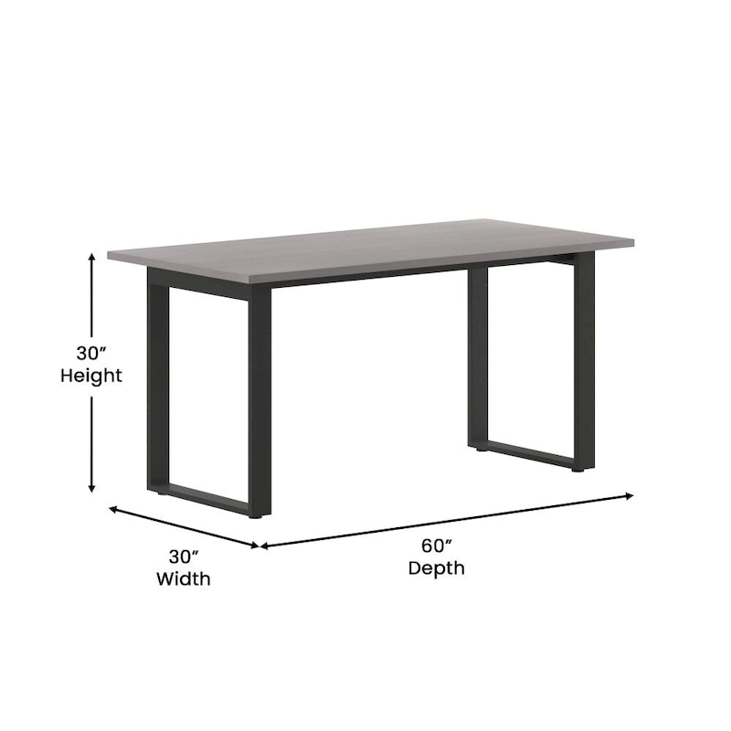 Commercial Conference Table with Laminate Top and U-Frame Base