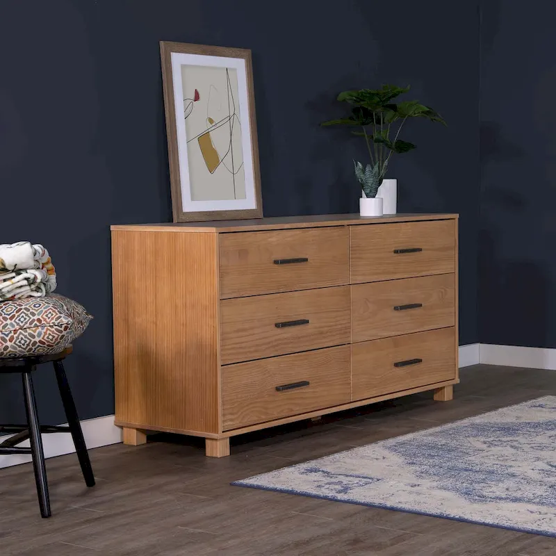 Grain Wood Furniture Loft 6-Drawer Dresser