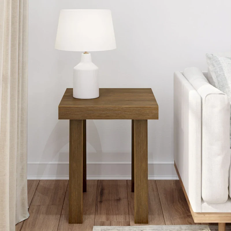 Plank and Beam Classic Square Side Table - 20.25