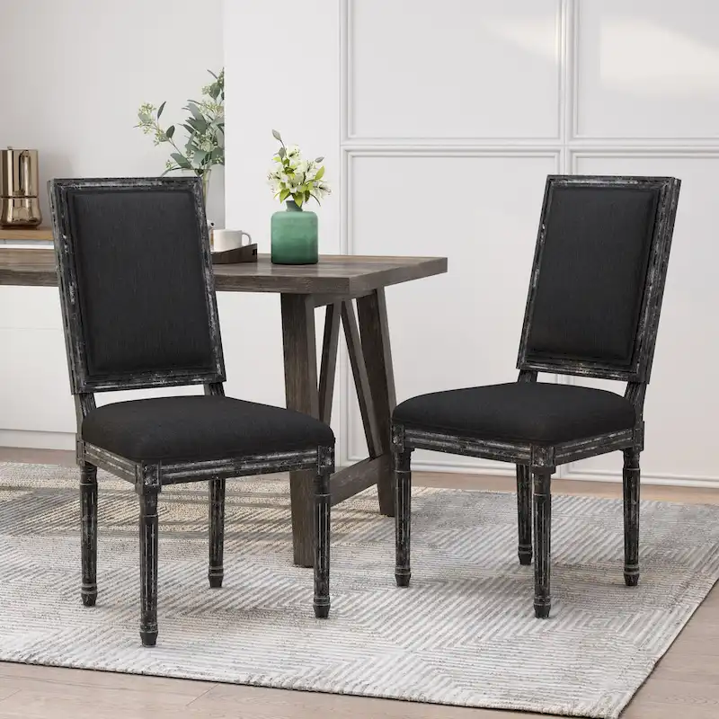 Regina Wood Upholstered Dining Chair by Christopher Knight Home