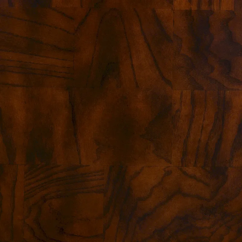 Furniture of America Eugene Traditional Dark Cherry Solid Wood Four Poster Panel Bed with Carved Details