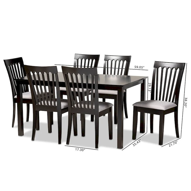 Copper Grove Quelicai 7-piece Dining Set