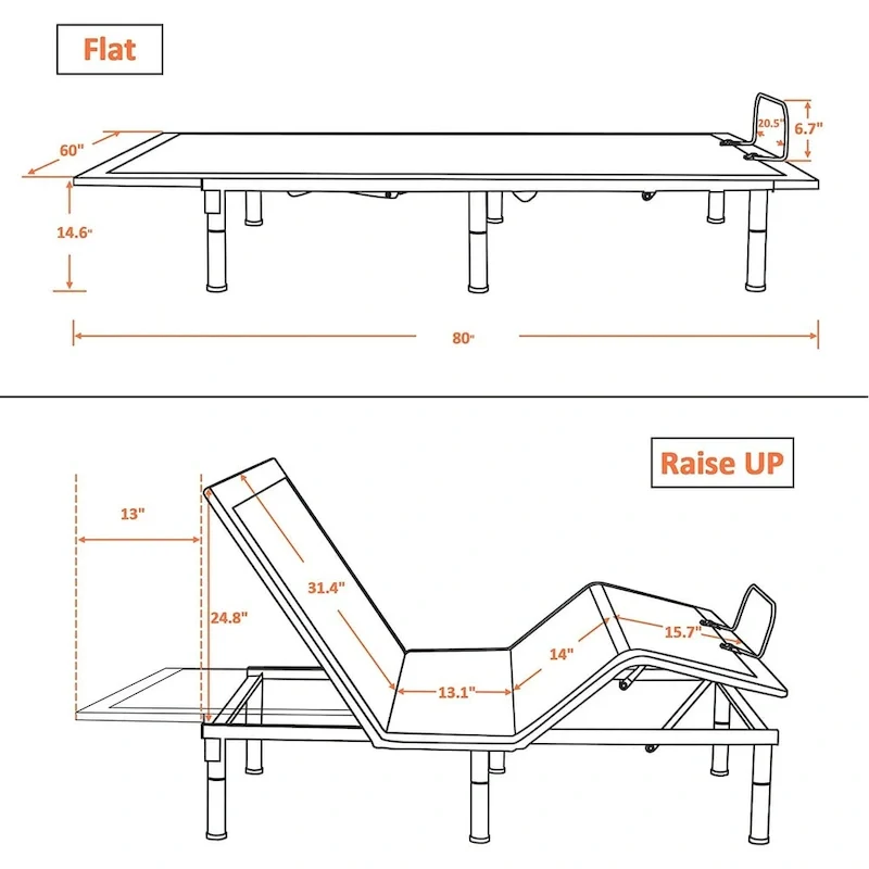 MCombo Adjustable Bed Frame N106
