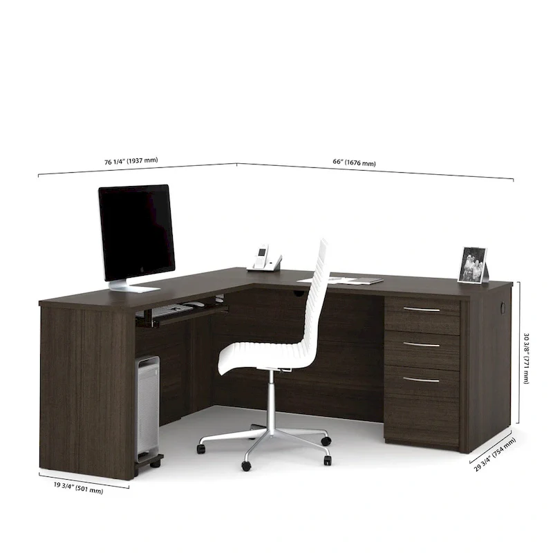Bestar Embassy L-shape Desk