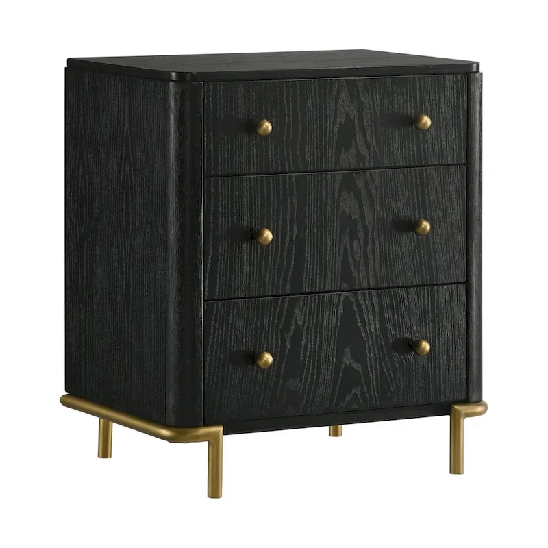 Anser Black and Grey 4-piece Bedroom Set