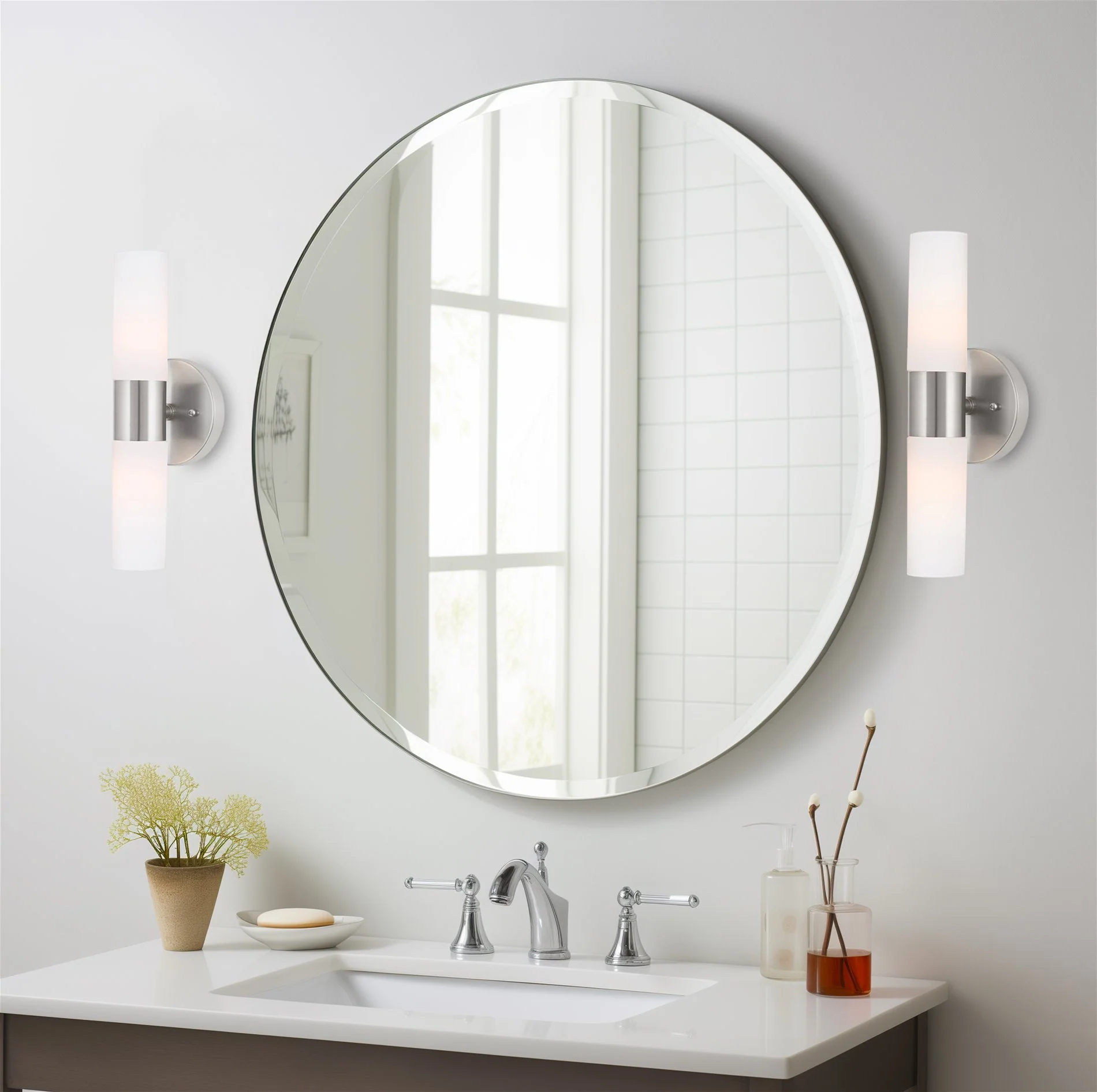 Duo 14 Modern Bathroom / Vanity Wall Sconce