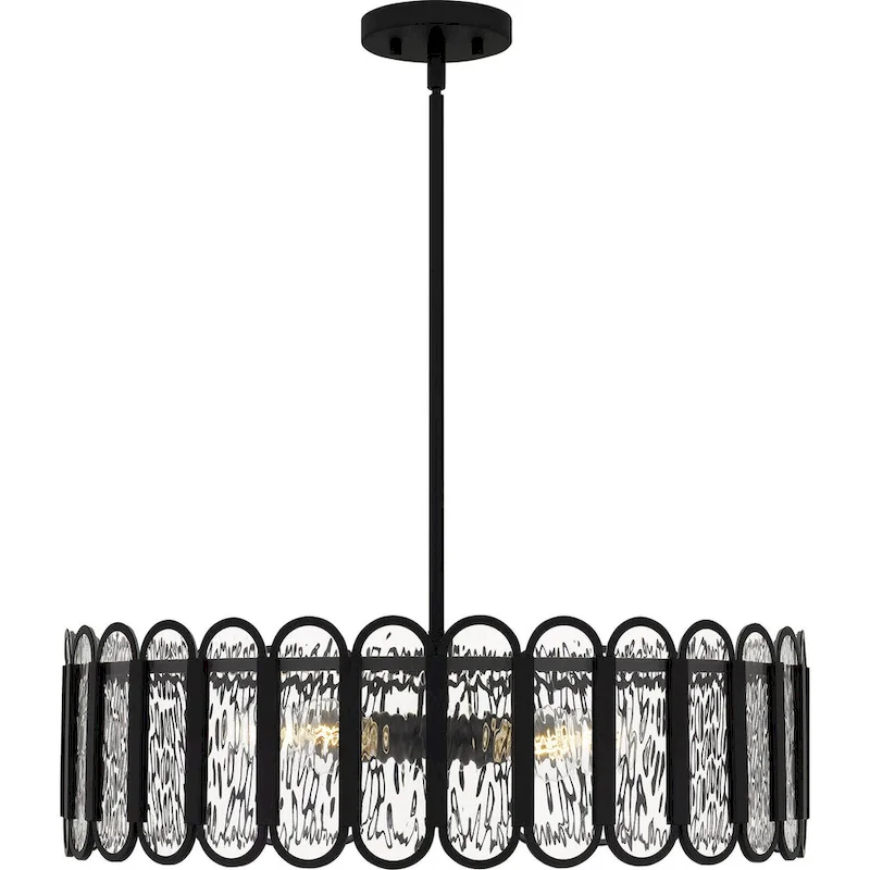 Vera 5-Light Matte Black Pendant Light