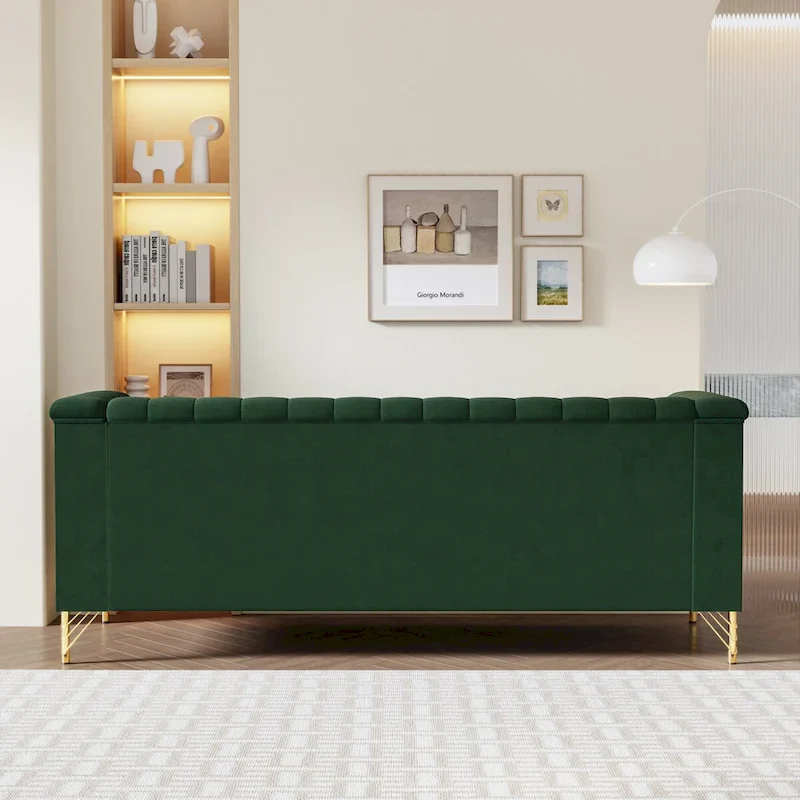 82.67 W Velvet Sofa