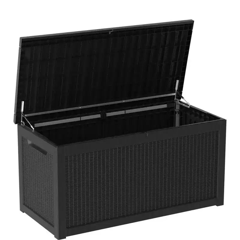 Mondawe 260 Gal 0utdoor Storage Resin Deck Box Large Patio Storage Container
