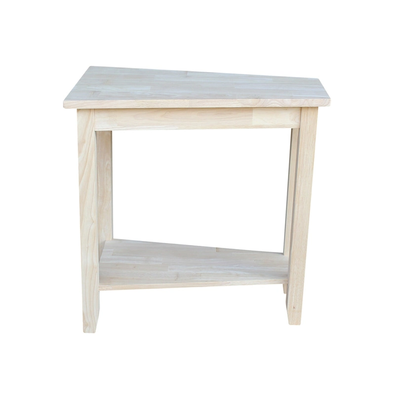Keystone Solid Parawood Accent Table