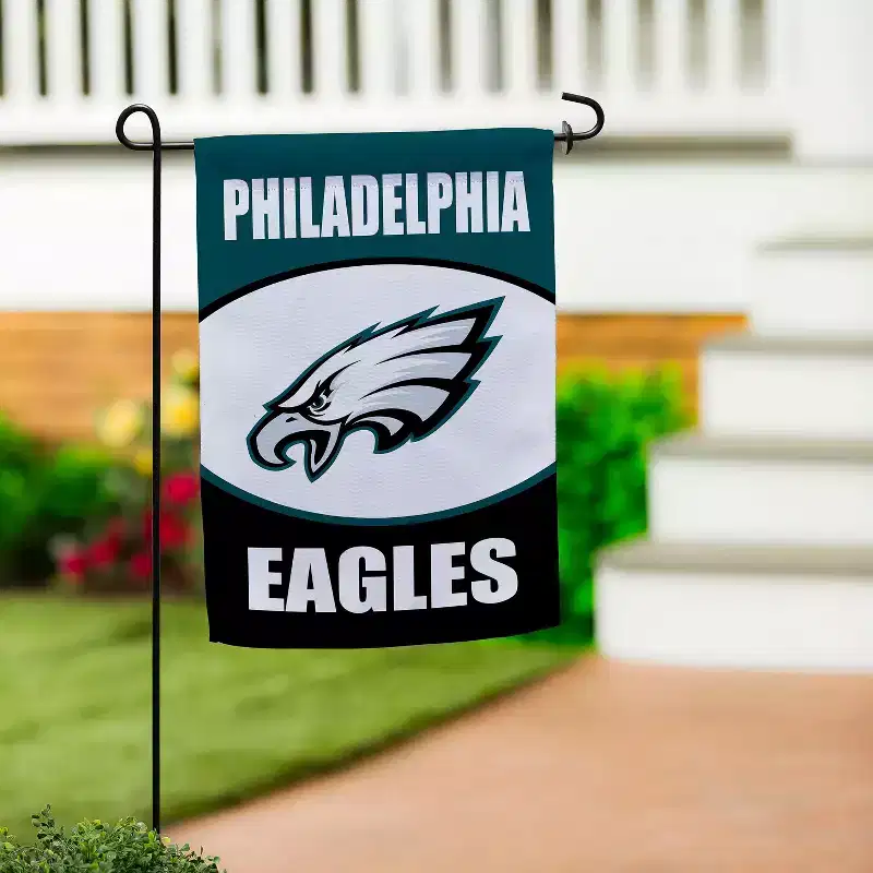 NFL Philadelphia Eagles Garden Flag 12x18 Double Sided, Officially Licensed Sports Flags For Outside, Indoor and Outdoor Flags for Football Fans